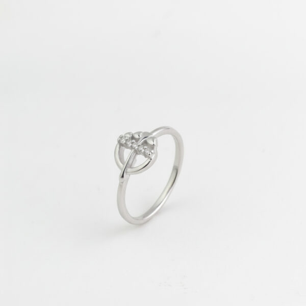 925 Sterling Silver Circle Ring for Women & Girls SIZE 7 | Rhodium Plated